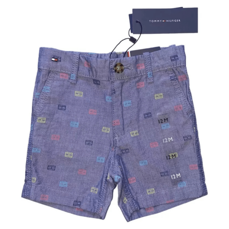 Short Tommy Hilfiger - Bebê - Original - Short 3 A 6 Meses
