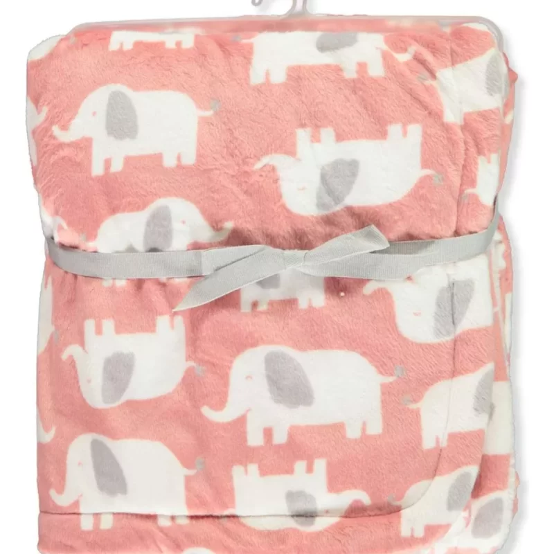Manta Cobertor Bebê Carters Menina Fleece Unicórnio/elefante