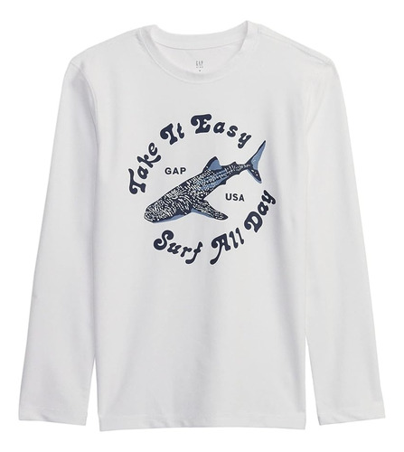 Camiseta Infantil Gap Proteção Solar Original Manga Longa