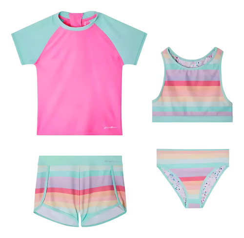 Conjunto Kit Biquini Infantil 4 Peças Importado Eua/eddie B.