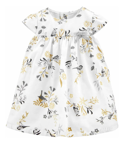 Conjunto Carters Bebê Vestido Princesa E Calcinha Original