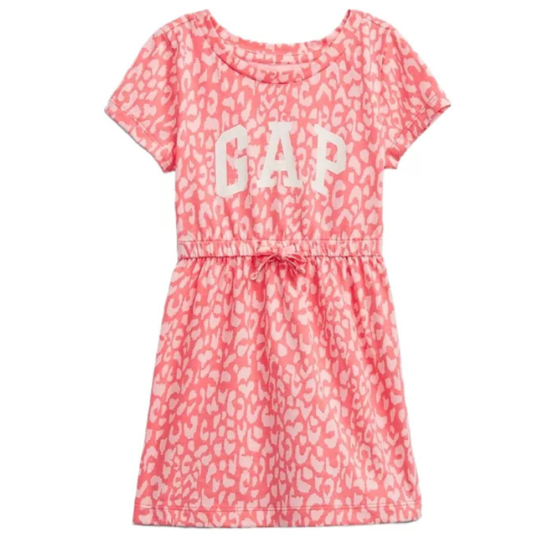 Vestido Infantil Gap Bebê Curto Original Rosa Algodão