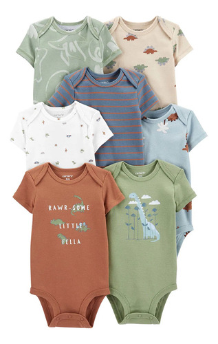 Kit Body Carters Bebê - 7 Peças - Menina/menino - Original