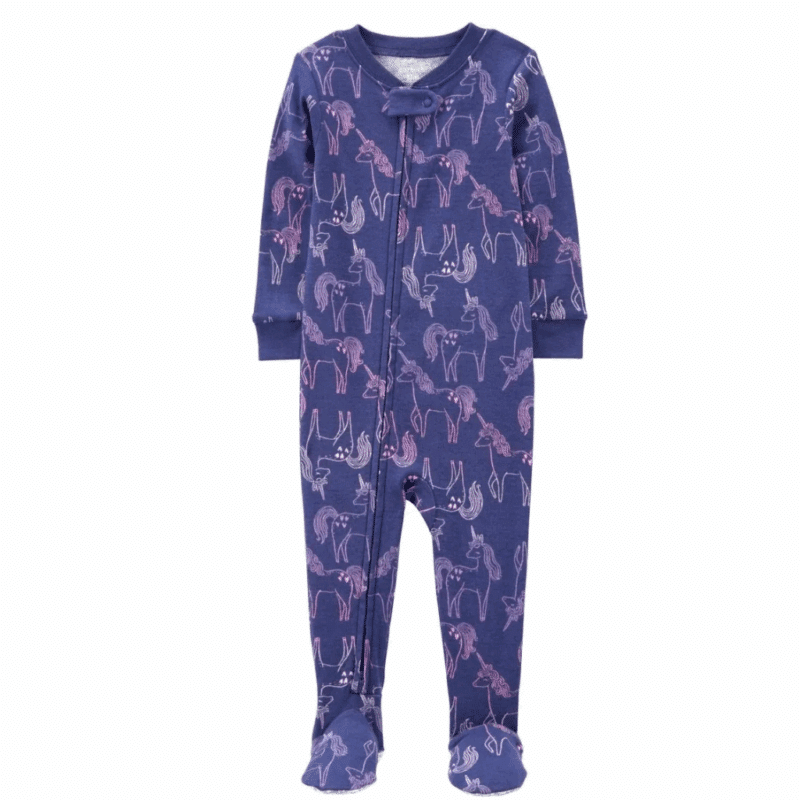 Pijama Macacao Carters Pé Antiderrapante 100% Algodão